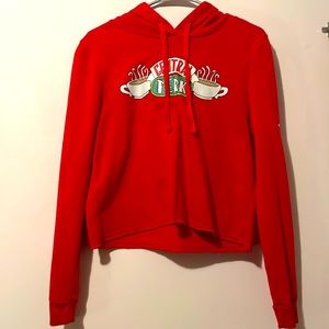Friends central perk red hoodie